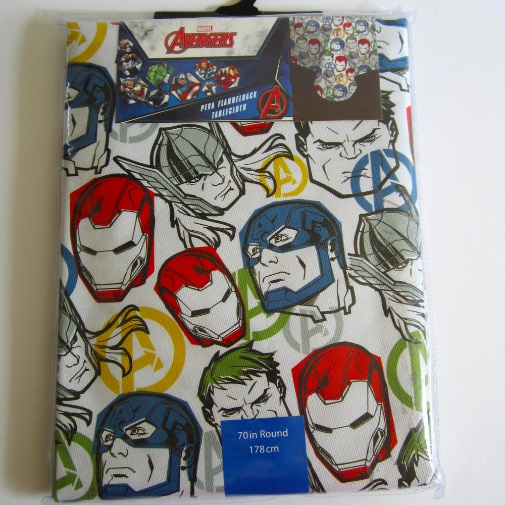 Marvel Avengers PEVA Flannel back Tablecloth